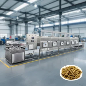 BSF Microwave Drying Machine Black Soldiers Fly Larvae Dryer Insect Drying Equipment