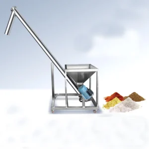 Baoneng BN Spiral Feeder Stainless Steel Screw Motor Plastic Particle and Powder Feed Elevator