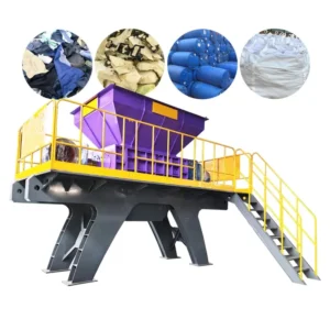 Barrel Plastic Film PU Foam Shredder Machine