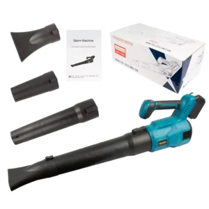 Battery Blower Vacuum Mulcher 3 in 1 Cordless Tool With Large Capacity Bag for Leaves Grass and Debris