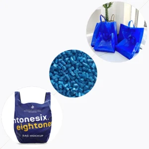 Belief Manufacturing 3 4% Add Ratio Plastic Shopping Bags Blue Color Masterbatches