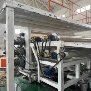 Best Selling High Performance Automatic PLC Control SPC Vinyl Plank Flooring Production Extruder Plant PVC Floor Sheet Machine