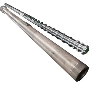 Bimetallic Screw Cylinder Single Extrusion Screw Barrel for Plastic & Rubber Machinery Parts