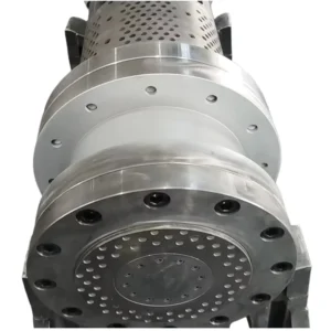 Bimetallic Screw and Barrel with Template for Squeezer