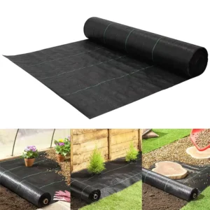 Biodegradable Agricultural Black Mulch Film PP PE Material Customizable Size Cutting Service MOQ 10 Rolls