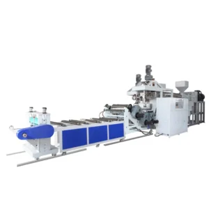 Biodegradable PP PS Plastic Extrusion Sheet Production Line Single Layer Parallel Single Extruder Pump for Film