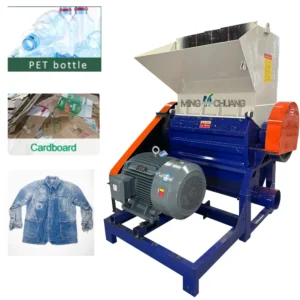 Bottle Film Pipe Waste Plastic Crusher PE Film Shredder Machine PP Woven Non woven Bag Crushing Machine
