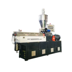 Bottle Flake PET Recycle Plastic Recycling Lab Extruder Twin Screw Fiber Pelletizing Machine