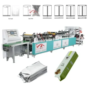 Bottom Sealing Plastic Paper Gusset Bag Making Machine Multi function Doypack Opp Stand Up Pouch Middle Bag Sealing Machine