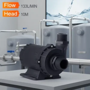 Brushless DC Water Pump 12V 24V Large Flow Acid Alkali Salt Resistant Industrial Circulation Pump Anti Corrosion OEM ODM