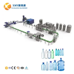 CE Certificate Complete Bottle Water Production Line 48000-52000BPH Automatic Water Filling Machine