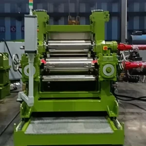 CE Certified Automatic Rubber Calender Machine High Accuracy Safety Level Multifunctional Textile Coating PVC TPU Film Line