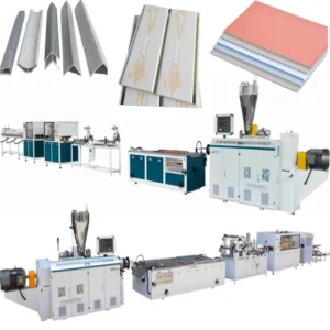 CE Certified High Speed Automatic PVC WPC Wall Panel PVC Ceiling Board Profile Making Machine 4 5m min Capacity