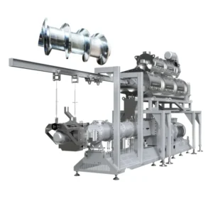 CE Certified Industrial Twin Screw Feed Extruder Stable Extrusion Performance