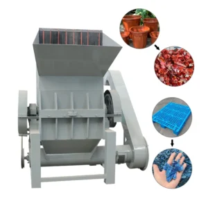 CE Certified Plastic Recycling Shredder 50~1500kg/h 380V 18.5kW for PE PP PET PVC