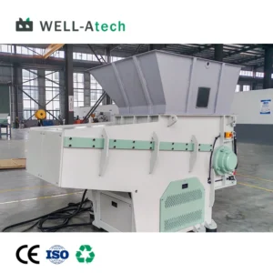 CE Certified Single Shaft Shredder for PVC Profiles and Rigid Plastic Pipes