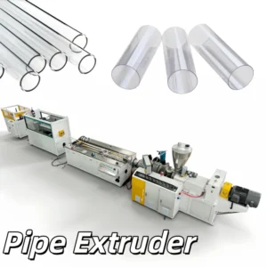 CE Certified Single-screw PC Pipe Extruder Line High Transparency Tube Making Machine PLC Control Pump Gear Components