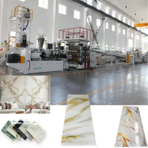 CE Certified Twin Screw Plastic Sheet Machine for UPVC Cpvc UV Marble Sheet Production Line Plate Manufacturing