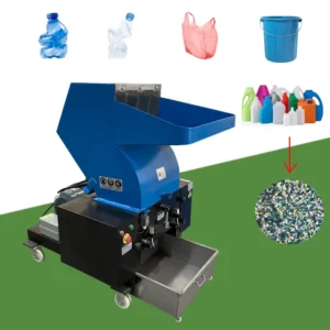 CE Industrial Crusher Rubber Bottle PP PET Plastic Grinder Shredder Machine Scrap Plastic Film Bag Crushing Machine