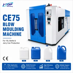 CE75 HDPE Bottle Blow Molding Machine for 10L Plastic Containers