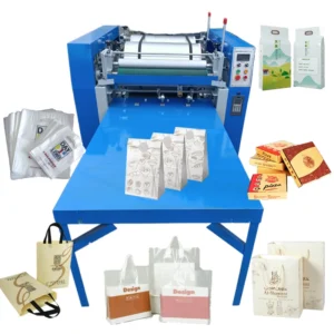 CNC 4 6 Color Flexo Printing Machine Flexographic Carton Box Print Machine Jute Mylar Rice Bag Printing Machine on Plastic Bags