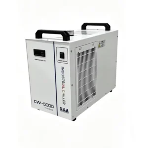 CW5000 CW5200 Industrial Water Chiller for CO2 Laser Machine Control System 7.5kW Power 6 Months Warranty