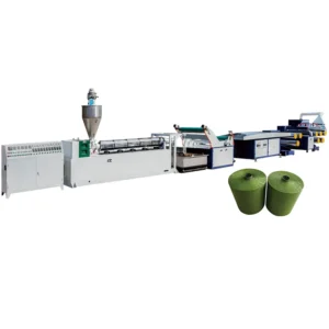 China High Speed Plastic Flat Yarn Extruder Machine Artificial Turf Production Equipment PP Thread Making Machine