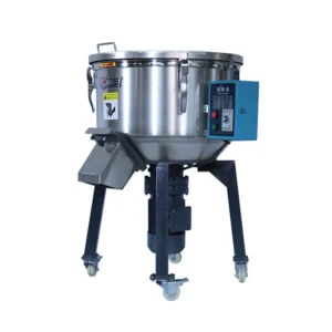 China Manufacture 100kg Vertical Plastic Mixer Industrial Automatic Plastic Powder Color Hopper Mixers