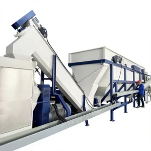 China Manufactured Automatic High Capacity 1000kg/h Washer Dryer Machine Dewatering Machine Label Remover for Recycling Plastic