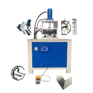 China New High Efficiency Windows Corner Cutter Machine Stainless Steel Pipe Notching Machine Hydraulic Tube Punching Machine