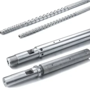 China Supplier Nitrided Injection Screw Barrel (38CrMoAlA/40CrMo/SKD61/SKD11) Long Service Plastic Rubber Machinery Parts
