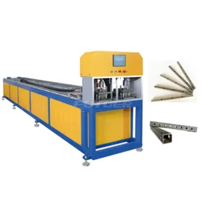 Cnc Steel Tube Hole Square Desktop Punch Hydraulic Pipe Punching Machine