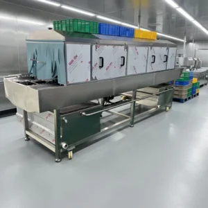 Commercial Automatic Industrial Washing Machine Stainless Steel Tray Crate Basket Cleaner Plastic Frame Washing Equipment