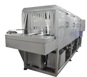 Commercial Automatic Plastic Basket Washing Machine Basket Washer