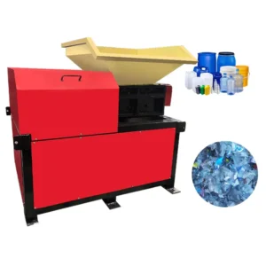 Commercial Coconut Shredder Double Shaft Crusher Machine Gearbox Core Automatic Start Stop for Recycling Coconut Chips