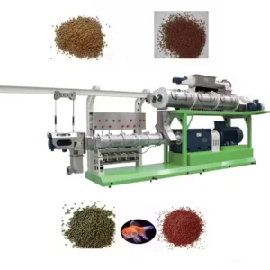 Commercial Durable Robust Automatic Stainless Steel Floating Fish Feed Pellet Extruder Making Machine