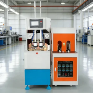 Compact 100ml~2L Airtac Cylinder Blow Molder with 85% Auto Cooling Semi Automatic PET Bottle Blowing Machine 2 Year Warranty