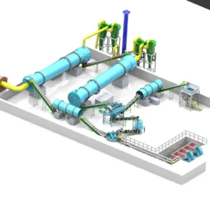 Complete Automatic NPK Compound Fertilizer Pellet Production Line with Extrusion Technology 1 22t h Capacity