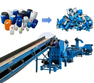 Complete Automatic Plastic Crushing Washing Recycling Line for Waste PP PE Films with CE Patent