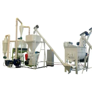 Complete Line 1-10 T/H Wood Sawdust Biomass Pellet Machine Production Line for Cattle Pig
