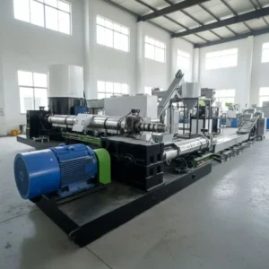 Complete Plastic Plastic Granulator Machine Line PP PE Pelletizer Professional Plastic Pelleting Extruder