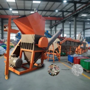 Complete Plastic Recycling Line PET Bottle Crushing Washing Drying Line Plastic Flakes Recycling Washing Machine