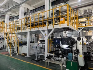 Complete Turnkey 3D Grid Waterproof HDPE Sheet PLC Control Multilayer Co-Extrusion Calendering Production Line for Filament Wire