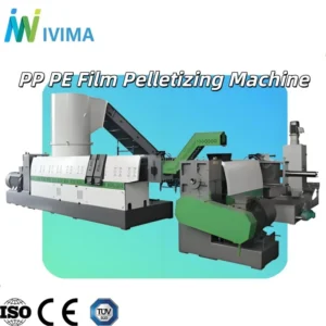 Complete Turnkey Fully Automatic Stable Running High Efficiency PP PE Waste Plastic Pellet Making Line
