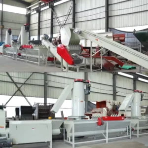 Complete Waste Plastic Recycling Machine PP PE Film Bottles Recycle Plastic Washing Line Plant