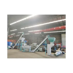 Complete Wood Pellet Production Line Biomass Bamboo Sawdust Pellet Mill Production Line