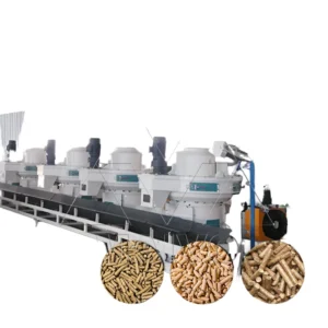 Complete Wood Pellet Production Line Biomass Fuel Making Machine