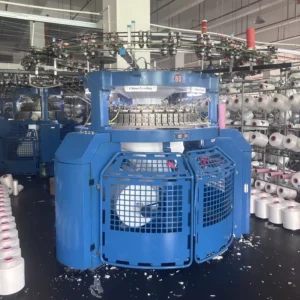 Computerized Double Jacquard Circular Knitting Machine, mattress tick fabric knitting machine