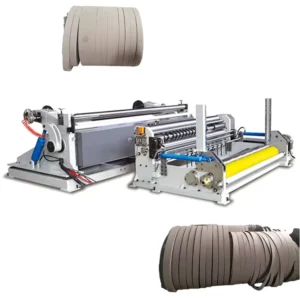 Computerized Paper Core Slitting Rewinding Machine 1600mm Max Width