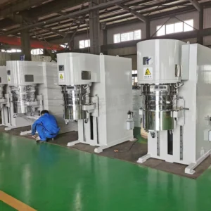 Concentric Hollow Double Paddle Vertical Kneader Jacketed Tank Heating Cooling Propellant Kneader